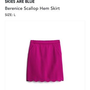 Skies are Blue skirt